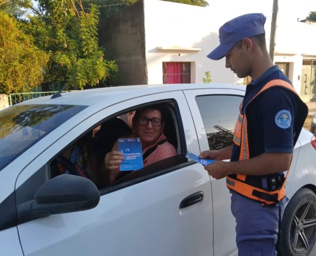 Campañas de Concientizacion Vial de la Policía de Formosa en Laguna Blanca 2